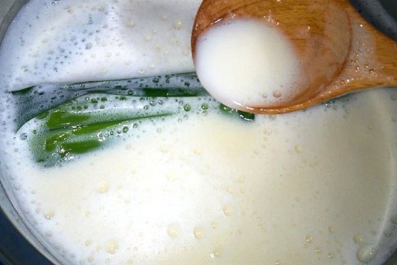 Sữa đậu n&agrave;nh bị vữa