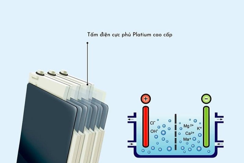C&aacute;c tấm điện cực l&agrave;m từ chất liệu g&igrave;?