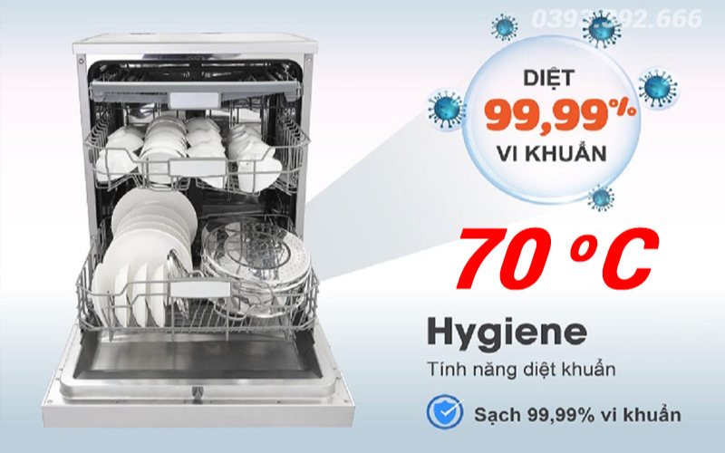 Rửa tiệt tr&ugrave;ng Hygiene nhiệt độ cao