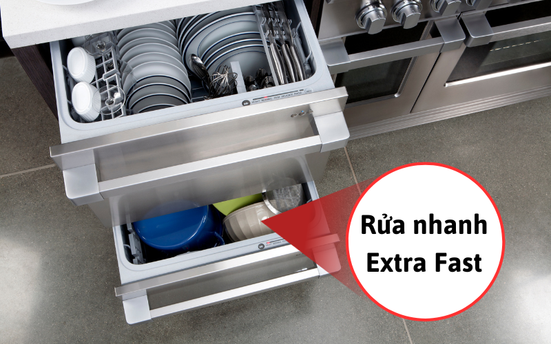 Rửa nhanh r&uacute;t ngắn thời gian Extra Fast