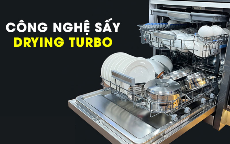 Sấy kh&ocirc; gia tốc Drying Turbo Speed