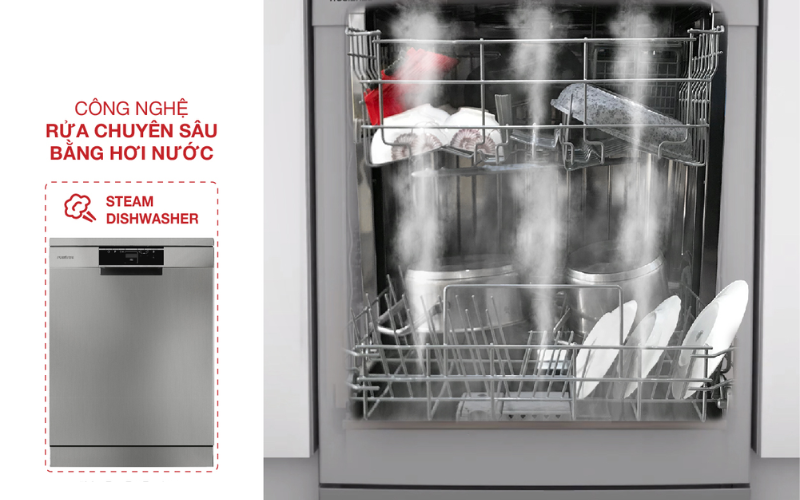 Rửa bằng hơi nước Steam Wash