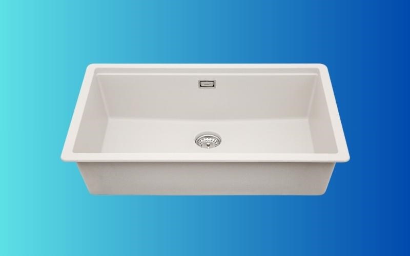 Chậu rửa ch&eacute;n 1 ngăn đ&aacute; thạch anh Hafele HS20-GEN1S80 Kem (570.30.800)