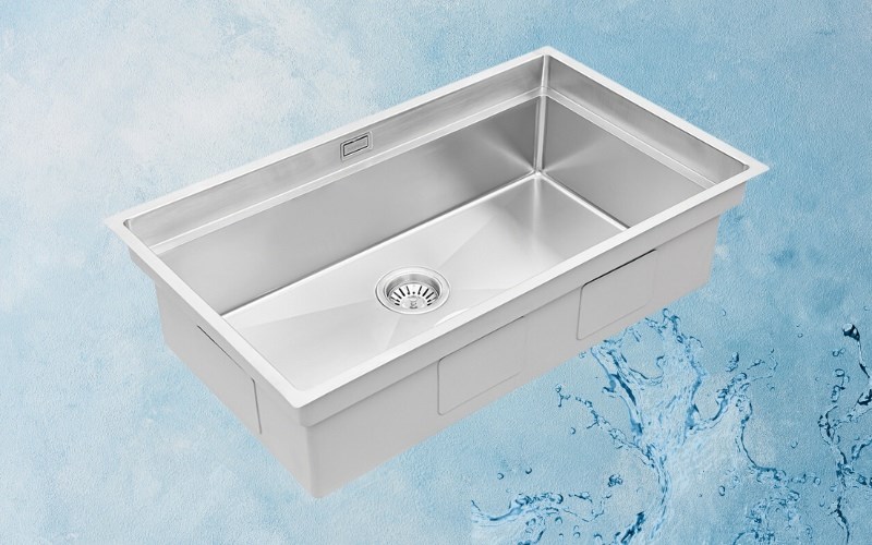 Chậu rửa ch&eacute;n 1 ngăn inox Hafele HS21-SSN1S90 (567.94.020)