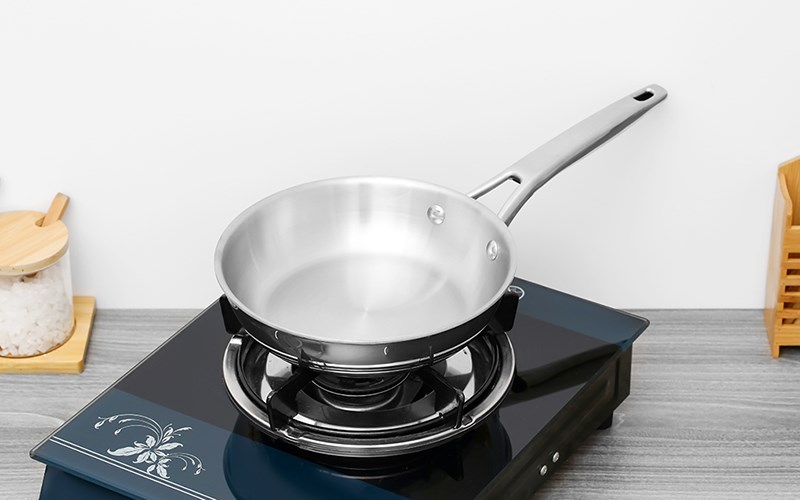 Chảo inox nguy&ecirc;n khối đ&aacute;y từ 20 cm Elmich Trimax EL-2820