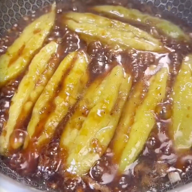 Bước 3 Kho khổ qua Khổ qua kho nước mắm chay