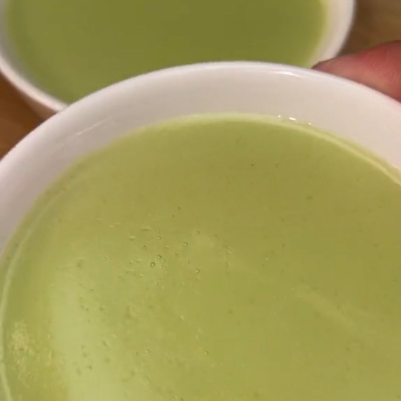 Bước 2 Chế biến Tàu hũ lá dứa