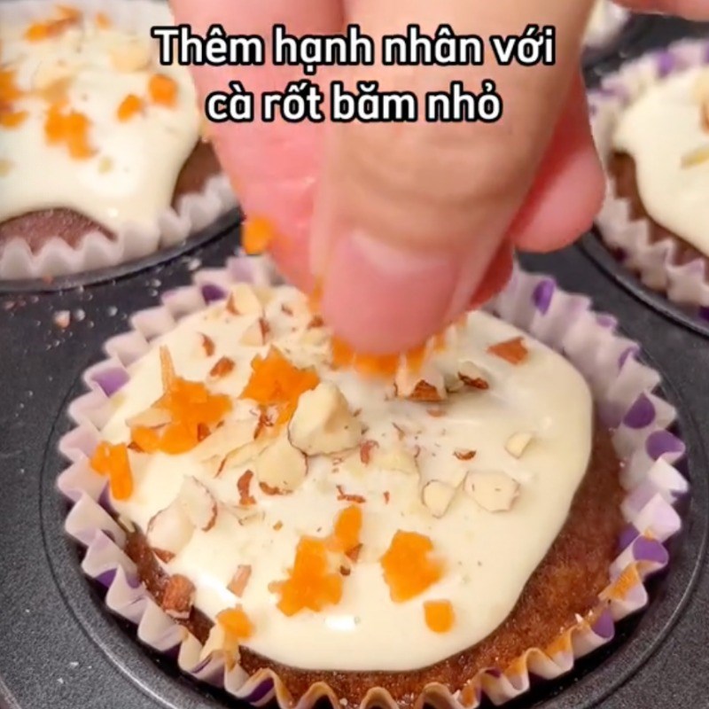 Bước 6 Hoàn thành Bánh cà rốt nướng bằng nồi chiên không dầu