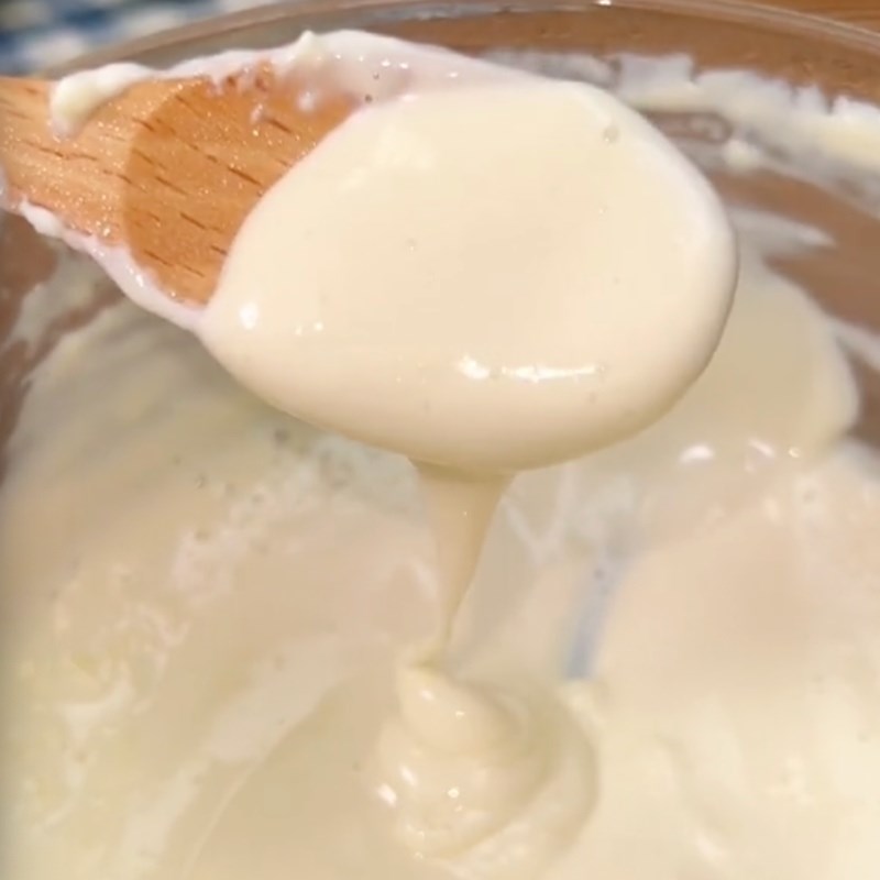 Bước 5 Làm xốt phô mai Bánh cà rốt nướng bằng nồi chiên không dầu