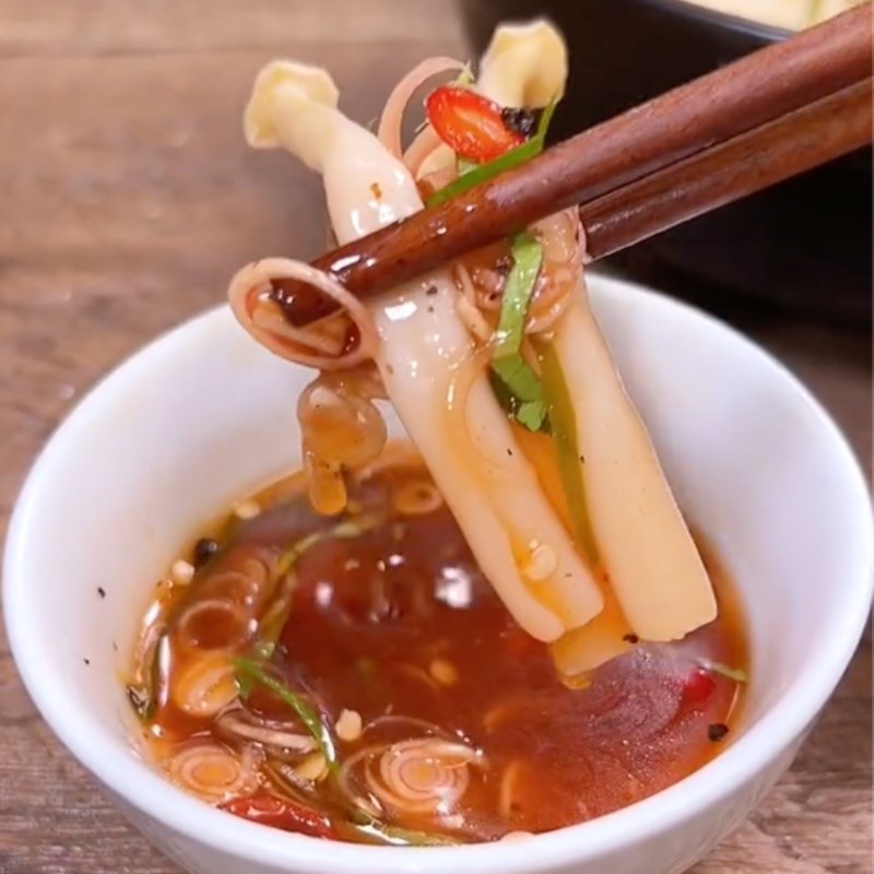 Bước 4 Thành phẩm Nấm đùi gà hấp Thái