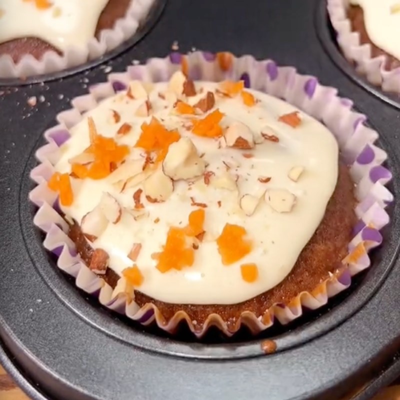 Bước 7 Thành phẩm Bánh cà rốt nướng bằng nồi chiên không dầu