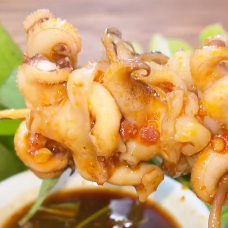Bước 4 Thành phẩm Mực nướng sa tế (Công thức được chia sẻ từ Tiktok Vào bếp cùng Điện máy XANH)