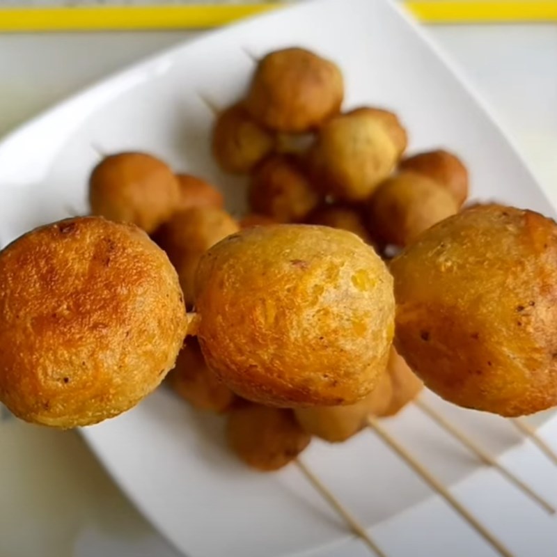 Bước 4 Thành phẩm Cá viên chiên chay