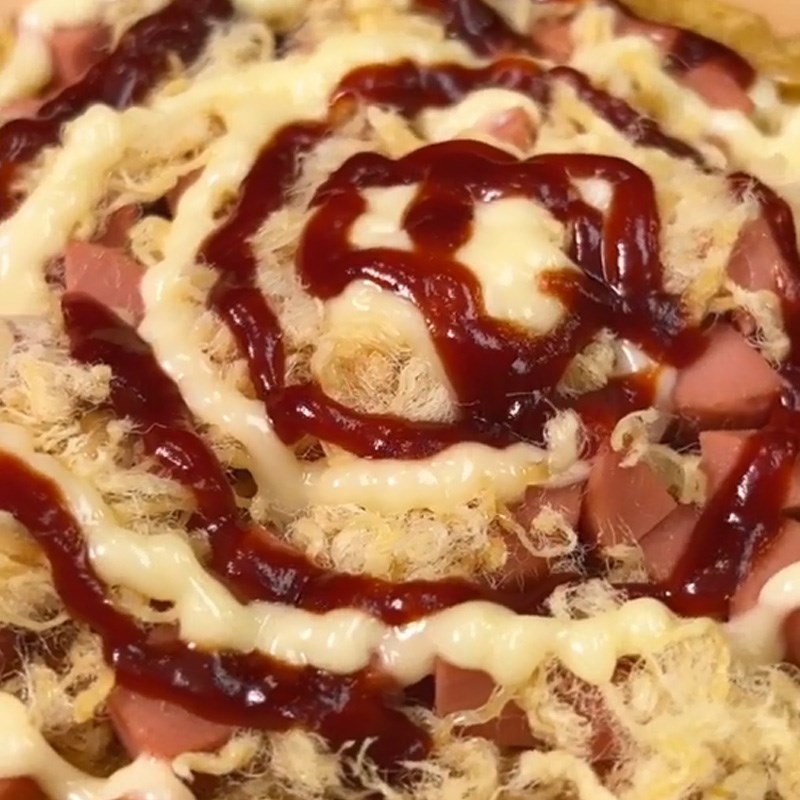 Bước 3 Thành phẩm Pizza mì gói (Công thức được chia sẻ từ TikTok Vào bếp cùng Điện máy XANH)