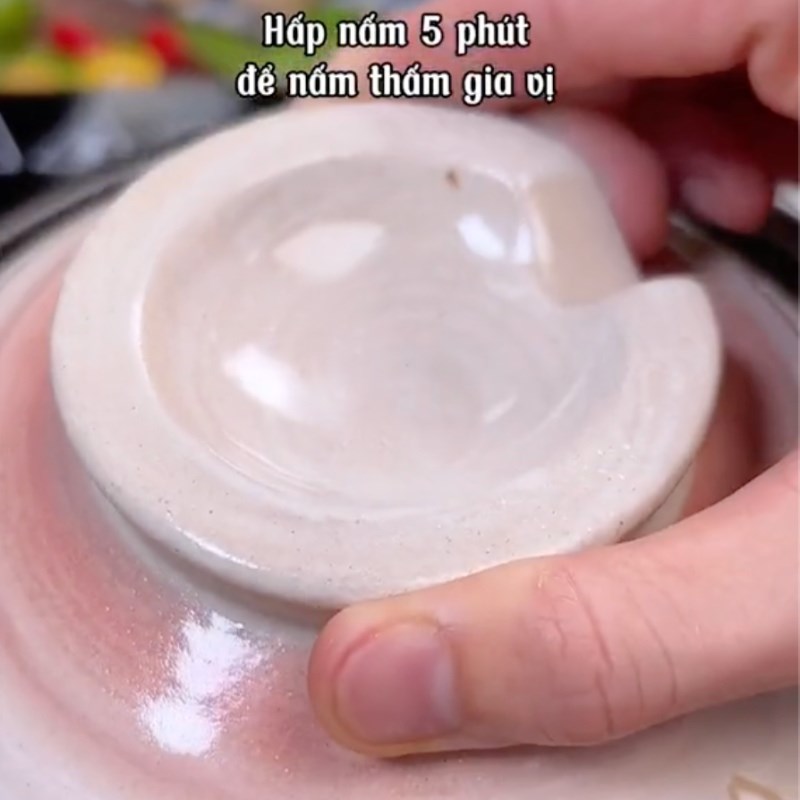 Bước 3 Nấm đùi gà hấp Thái Nấm đùi gà hấp Thái