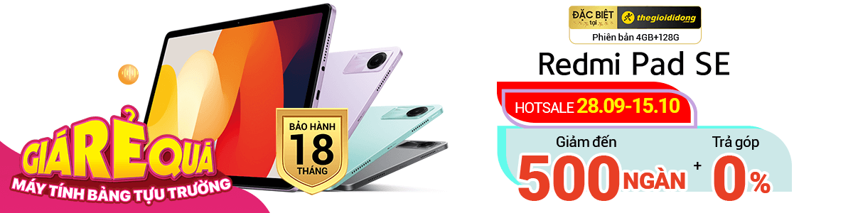 Xiaomi Redmi Pad Se 6gb - Giá Rẻ, Có Trả Góp