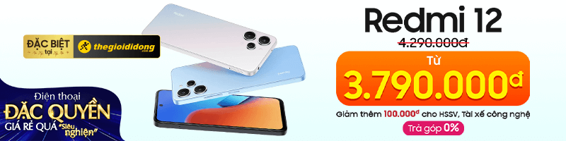 Xiaomi Redmi 12 4gb Chính Hãng, Giá Tốt, Nhiều Mẫu Mã