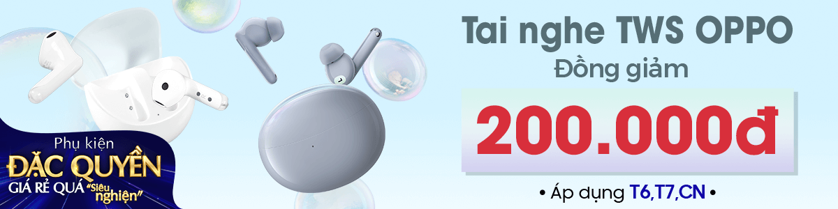 Tai Nghe Oppo True Wireless Chính Hãng, Giá Rẻ  - 10/2023