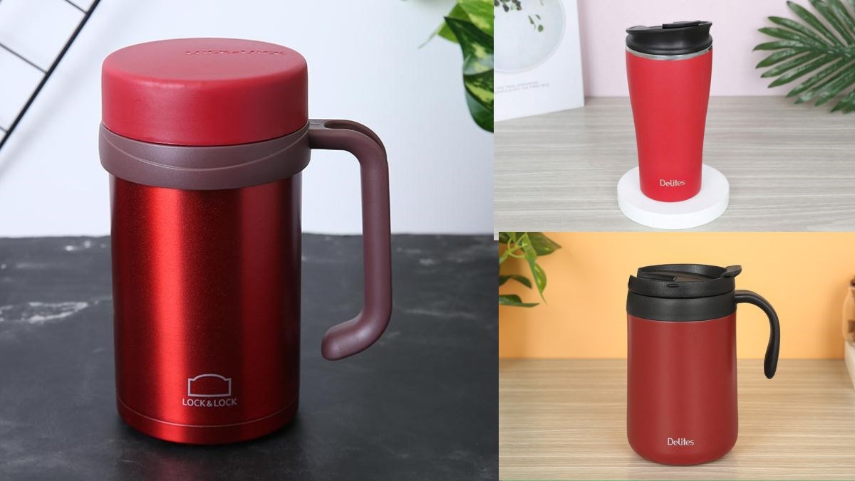 Gợi ý các mẫu ly giữ nhiệt màu đỏ đẹp mắt, giữ nhiệt tốt