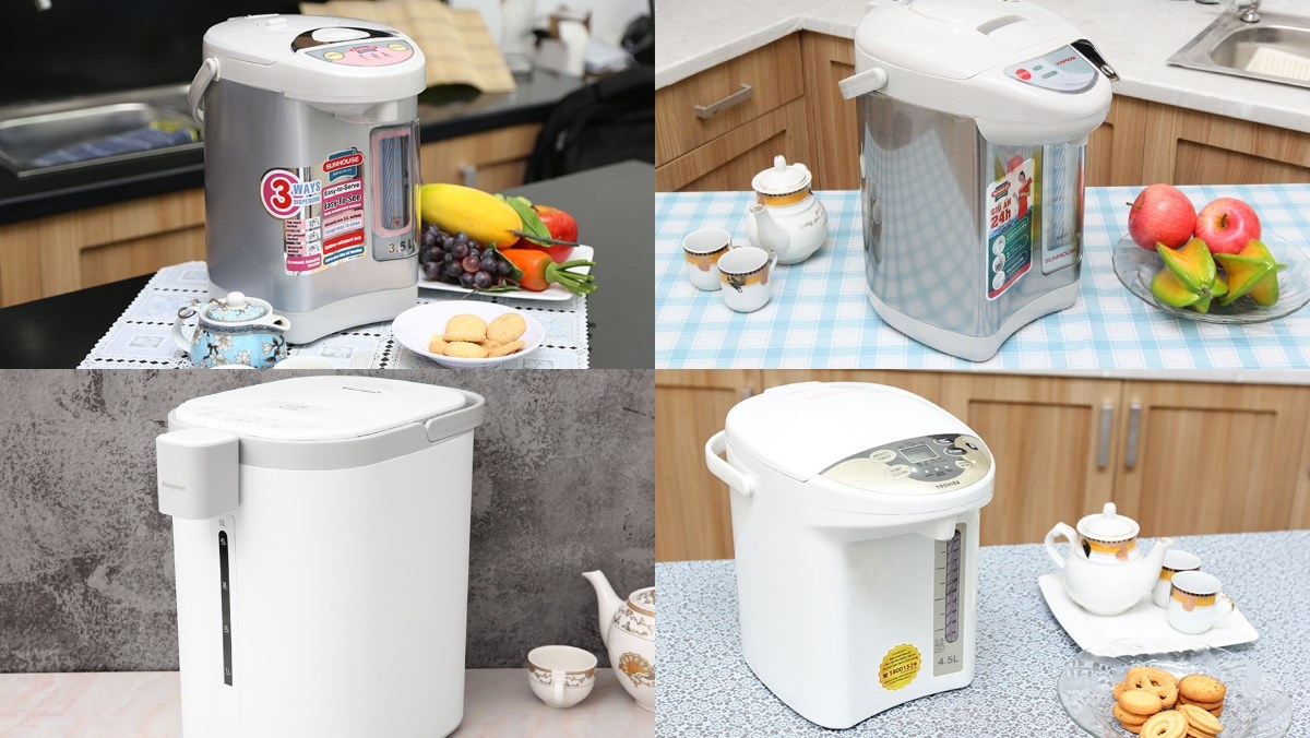 Gợi ý các mẫu bình đun nước giữ nhiệt pha sữa tiện lợi cho các mẹ bỉm