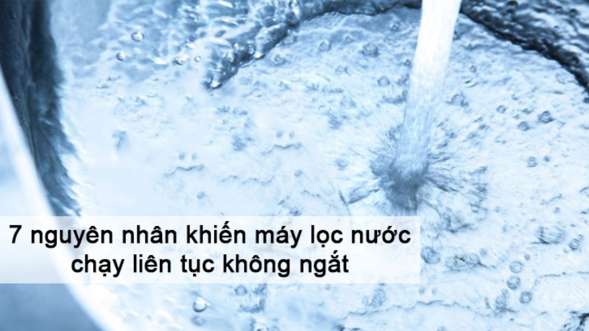 Máy lọc nước chạy liên tục