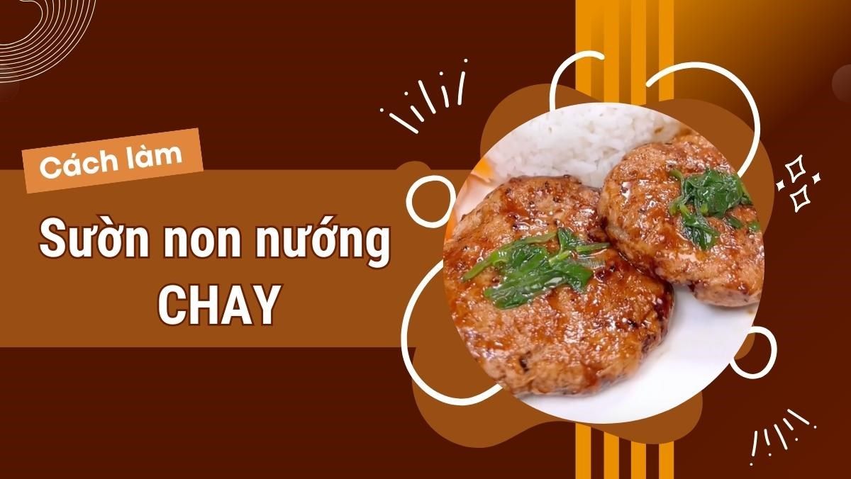 Sườn non nướng chay (Công thức được chia sẻ bởi Tiktok Bếp chay XANH)