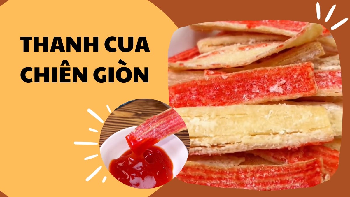 Thanh cua chiên giòn (Công thức được chia sẻ từ Tiktok Vào bếp cùng Điện máy XANH)