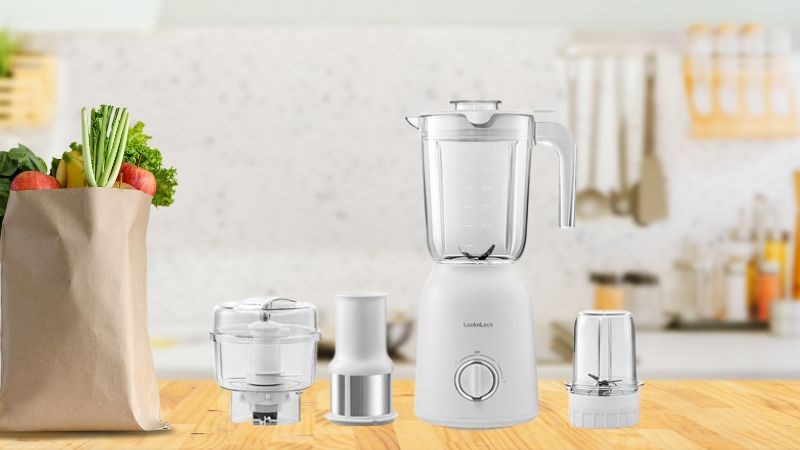 Trang bị đa dạng cối xay, dễ dàng vệ sinh