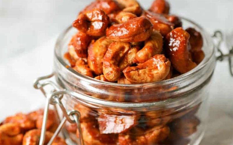 Bảo quản hạt điều sau khi rang