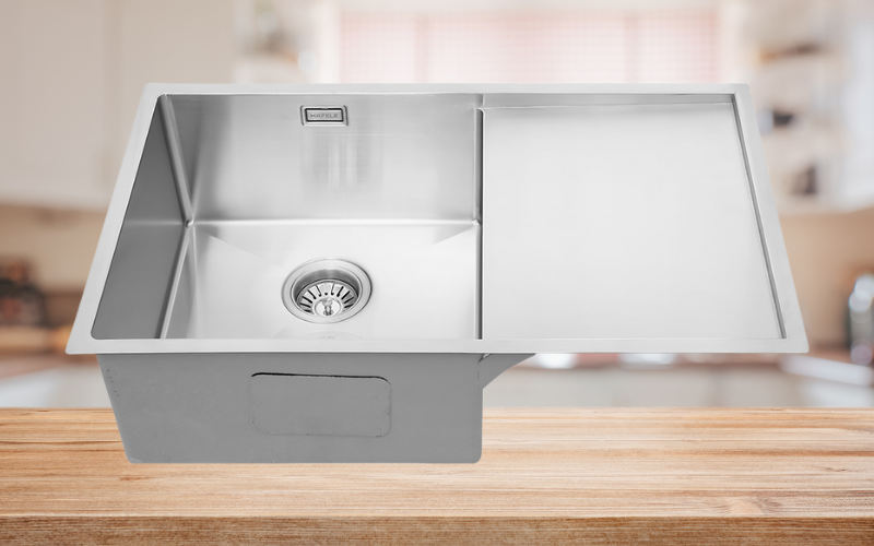 Chậu rửa ch&eacute;n 1 ngăn 1 c&aacute;nh inox Hafele HS21-SSD1S60 (567.94.010)