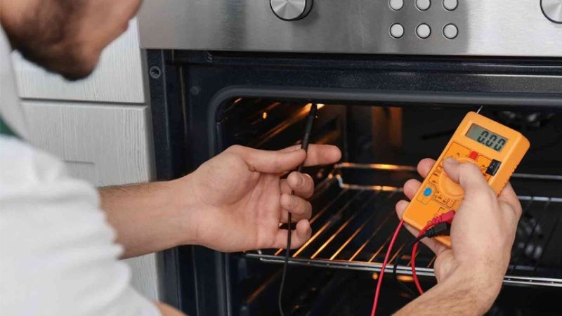 Nguồn điện l&ograve; nướng kh&ocirc;ng ổn định