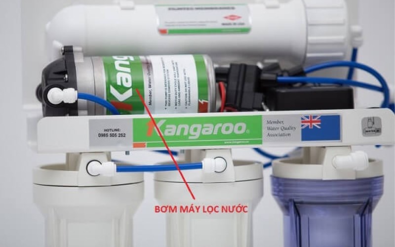 M&aacute;y lọc nước k&ecirc;u tạch tạch do lỗi m&aacute;y bơm