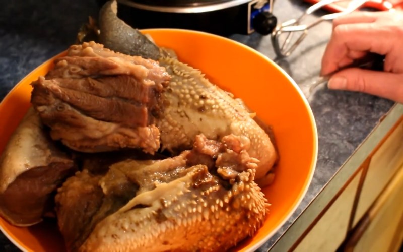 M&eacute;p b&ograve; luộc nước mắm