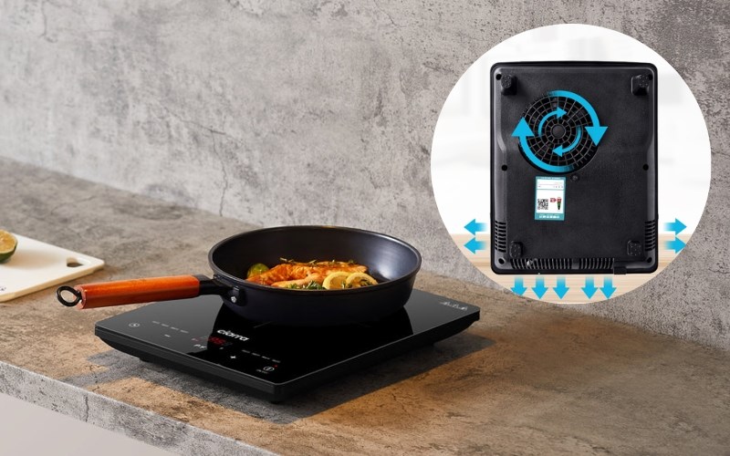 Vai tr&ograve; của hệ thống tản nhiệt bếp từ