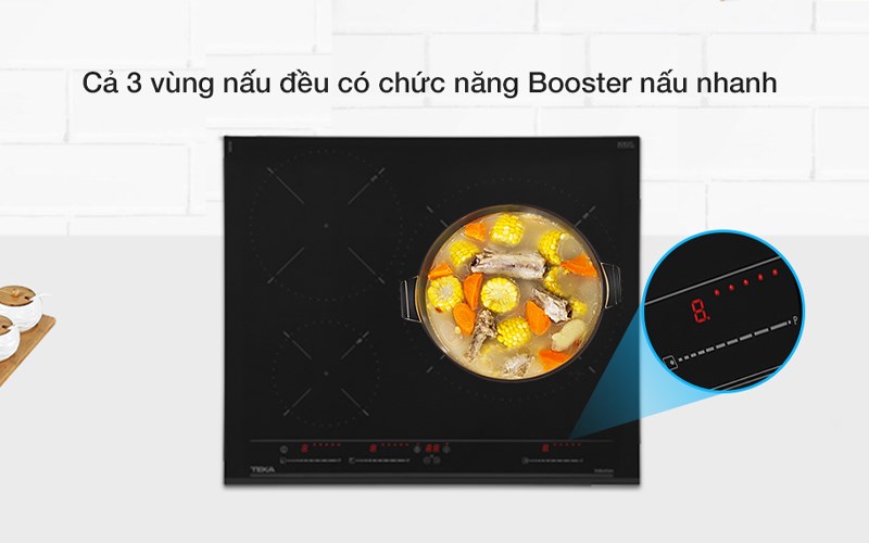 Cách nhận biết bếp từ có chức năng san sẻ công suất