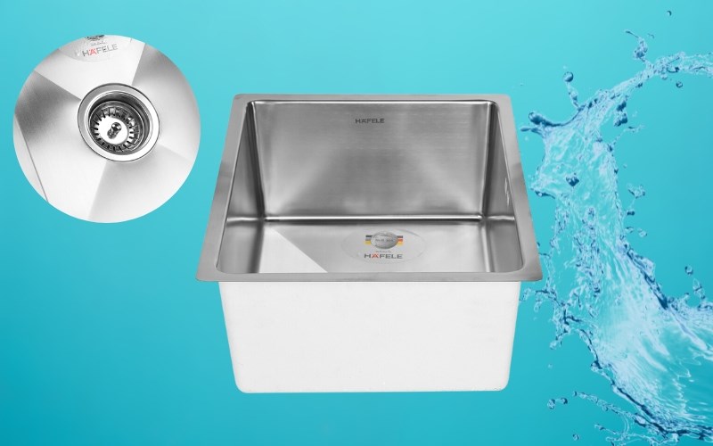 Chậu rửa ch&eacute;n 1 ngăn inox Hafele HS20-SSN1S50 (567.20.227)