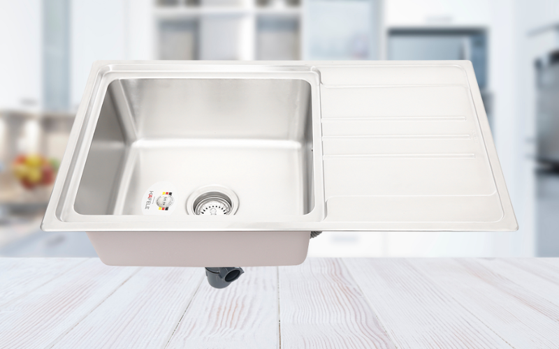 Chậu rửa ch&eacute;n 1 ngăn 1 c&aacute;nh inox Hafele HS20-SSN1S60 (567.20.266)