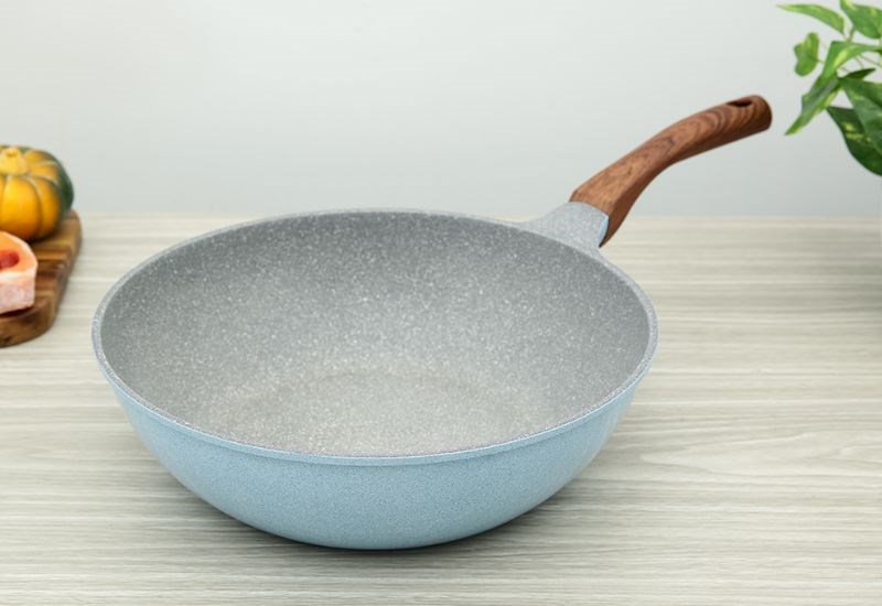  Chảo nh&ocirc;m s&acirc;u chống d&iacute;nh v&acirc;n đ&aacute; đ&aacute;y từ 30 cm Green Cook GCP22-30IH