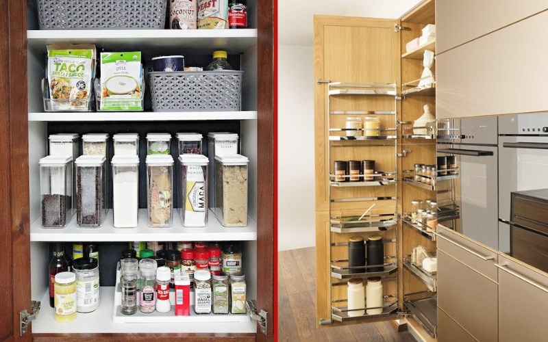 Tủ đựng đồ kh&ocirc; nh&agrave; bếp kh&aacute;c g&igrave; tủ bếp th&ocirc;ng thường?