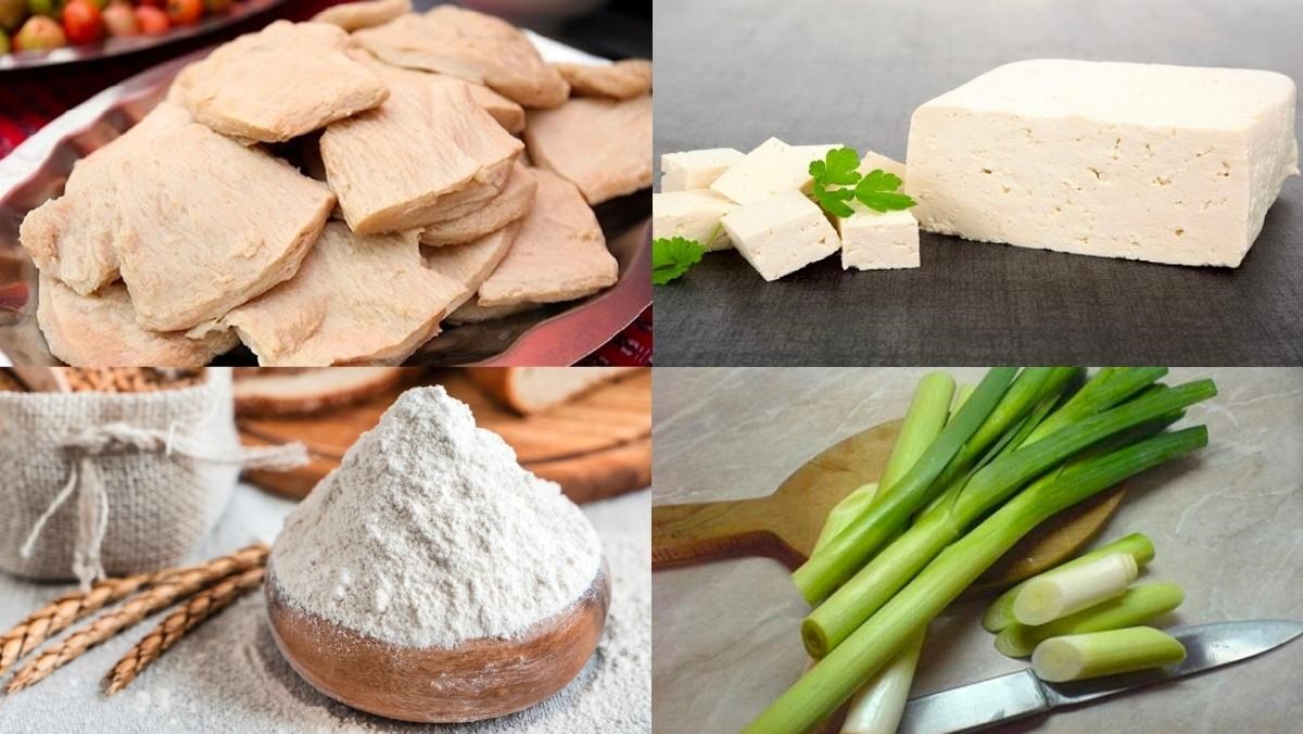 Nguyên liệu làm sườn non nướng chay
