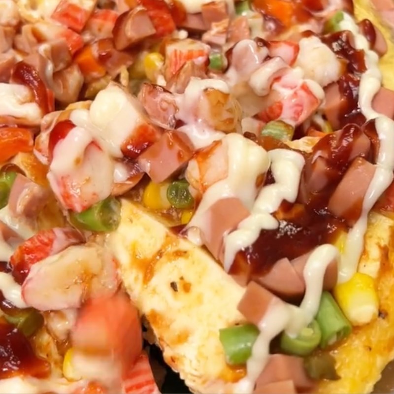 Bước 3 Thành phẩm Pizza đậu hũ (Công thức được chia sẻ từ Tiktok Vào bếp cùng Điện máy XANH)