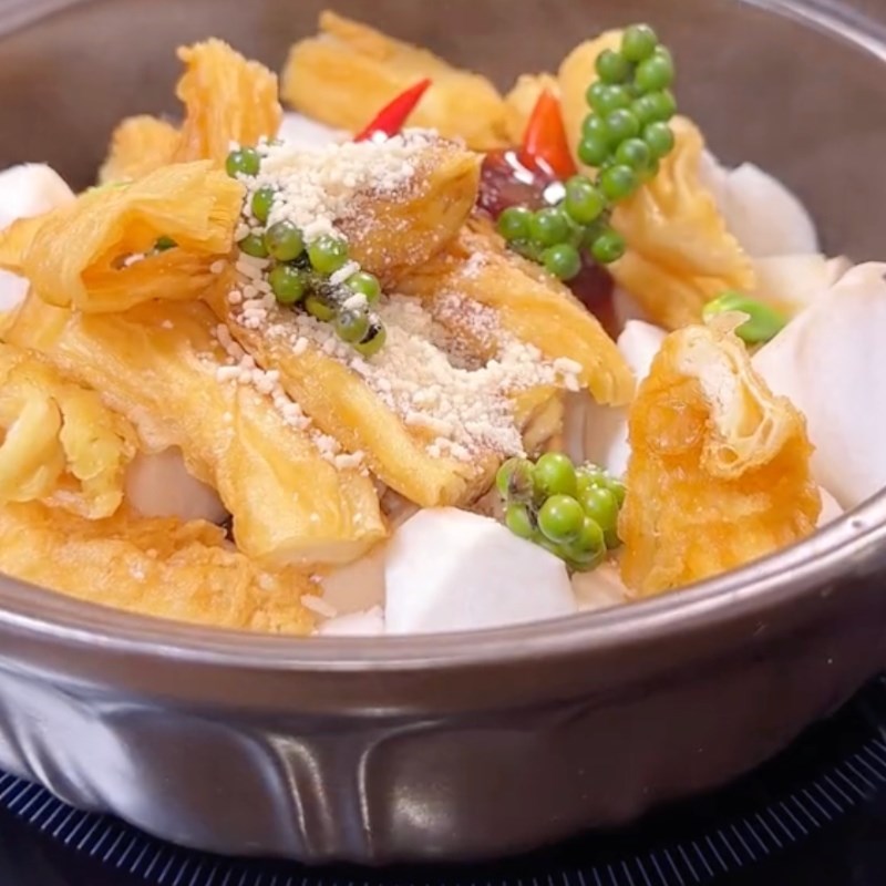 Bước 2 Mì căn kho nấm Mì căn kho nấm chay