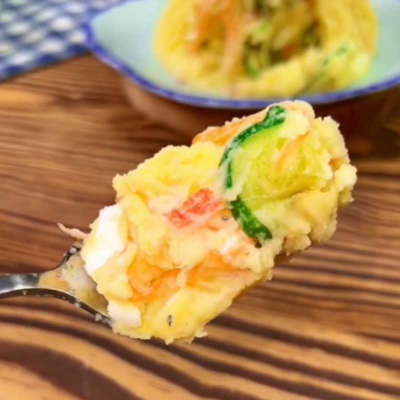 Bước 3 Thành phẩm Salad khoai tây (Công thức được chia sẻ từ Tiktok vào bếp cùng Điện máy XANH)