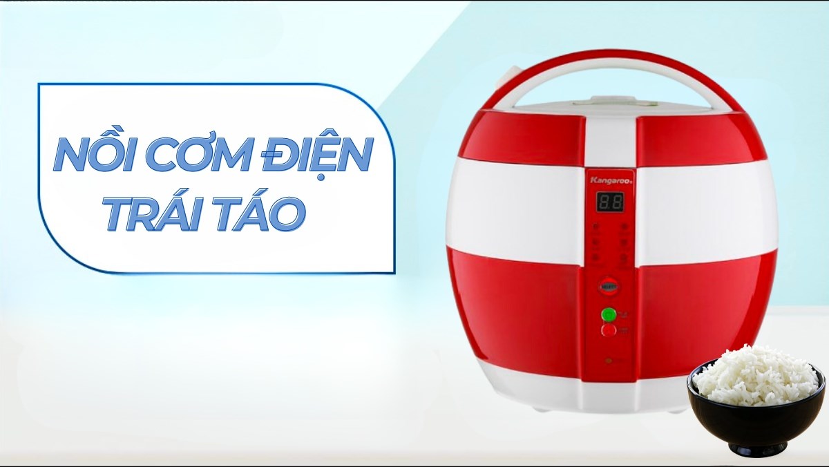 Top 5 nồi cơm điện trái táo