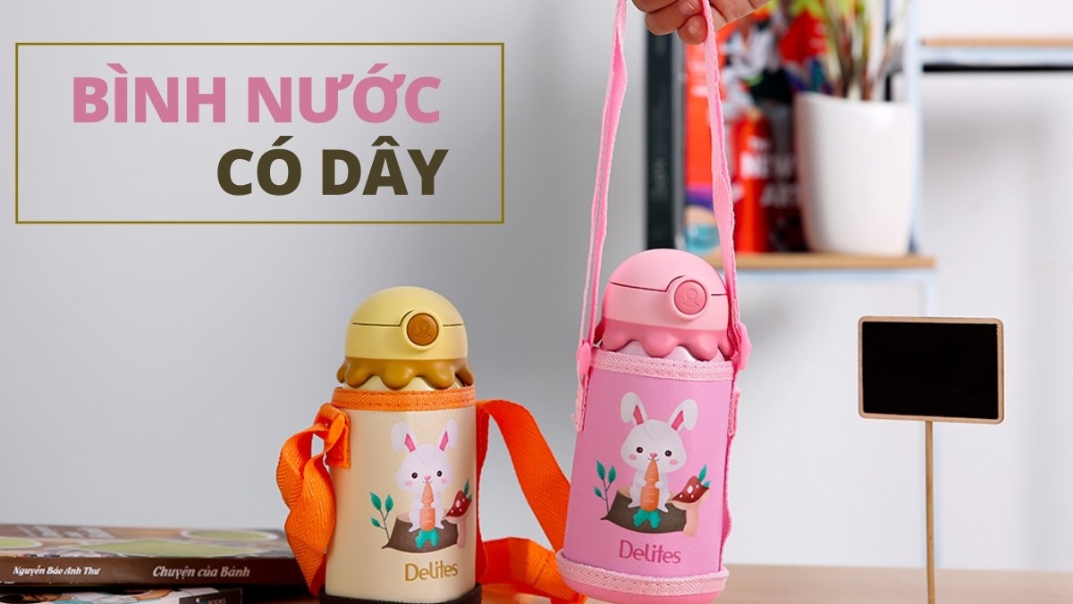 Top 6 bình nước có dây