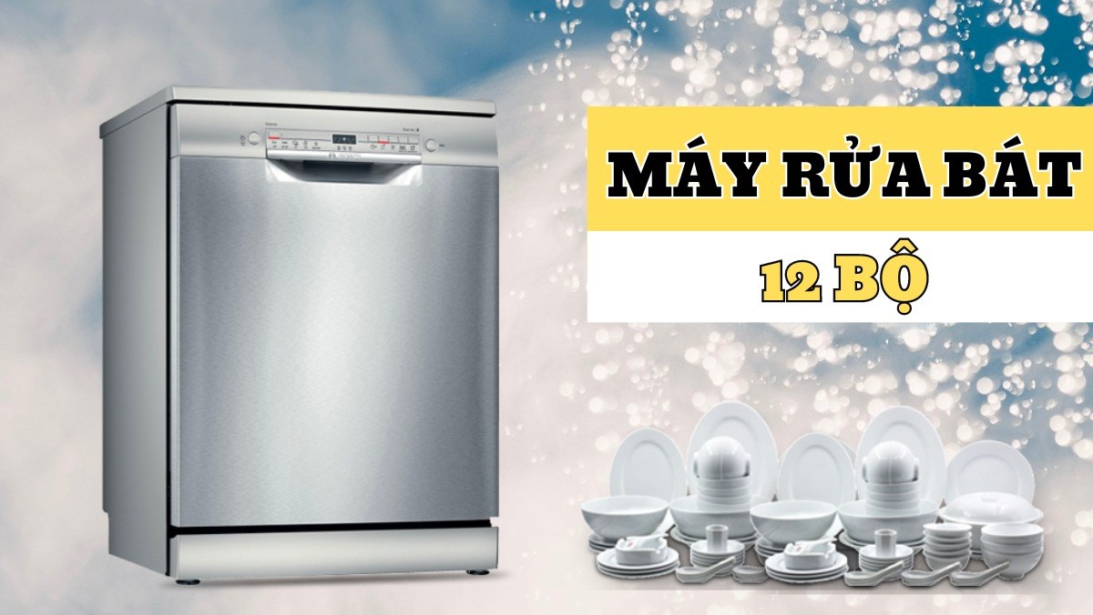Top máy rửa chén 12 bộ