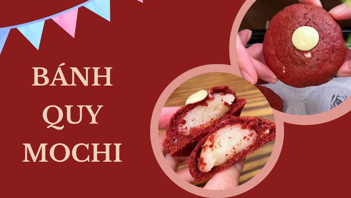 Bánh quy mochi (Công thức được chia sẻ từ Tiktok Vào bếp cùng Điện máy XANH)