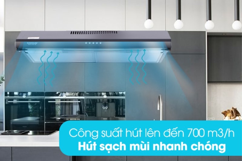 M&aacute;y h&uacute;t m&ugrave;i &acirc;m tủ Sunhouse SHB6118B 