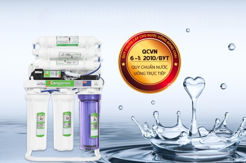 M&aacute;y lọc nước RO Kangaroo Hydrogen KGRP09HQ 9 l&otilde;i 