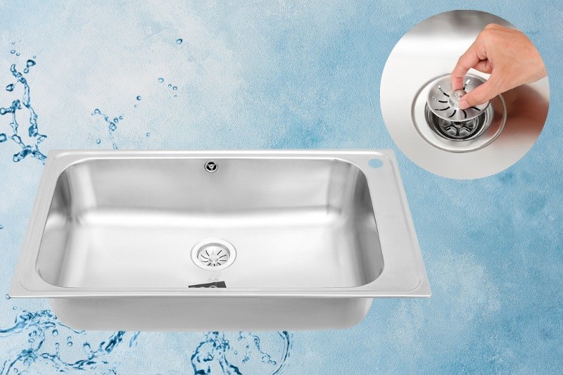 Chậu rửa ch&eacute;n 1 ngăn inox Teka BAHIA 1B PLUS